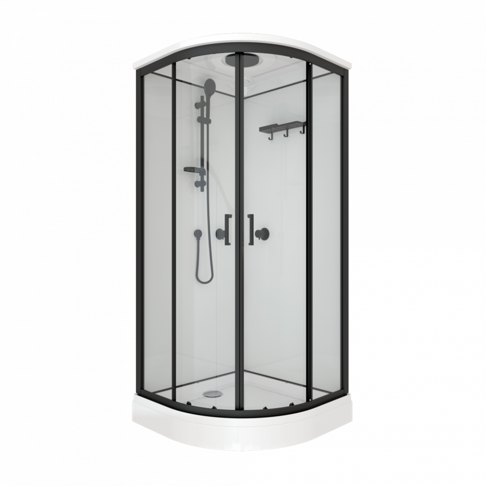 Душевая Кабина Прайм-Блэк 90*90 А