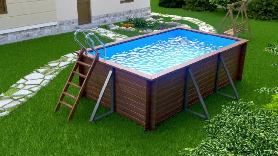 Морозоустойчивый сборный бассейн 4,6 х 2,5 м &quot;Витим&quot; прямоугольный