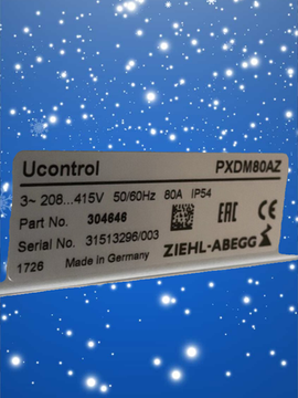 Регуляторы Ucontrol Ziehl-Abegg pxdm50/80AZ