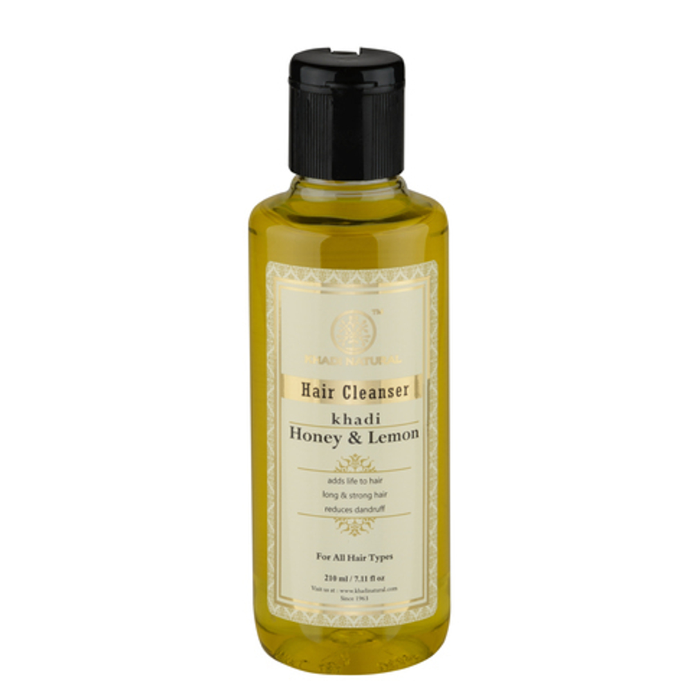 Шампунь для волос Khadi Natural Honey and Lemon Мед и Лимон 210 мл