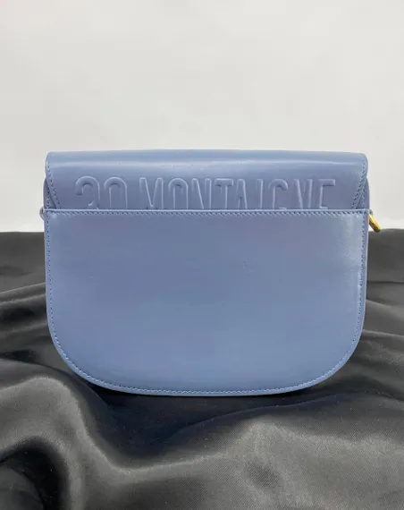 Сумка Dior Bobby, средний формат синий