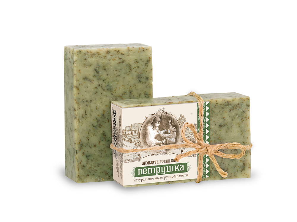 Мыло Kleona Монастырский сбор "Петрушка" (отбеливающее) 100 г