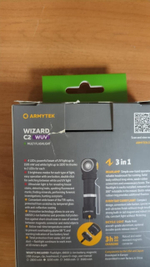 Мультифонарь Armytek Wizard C2 WUV Белый и ультрафиолет, F08901UF. Товар уцененный