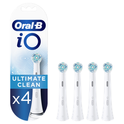 Насадки для зубной щетки ORAL-B iO Ultimate Clean белые 4 шт. для электрических щеток iO