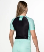 Женский Рашгард Tatami CONTRAST - MINT & BLACK