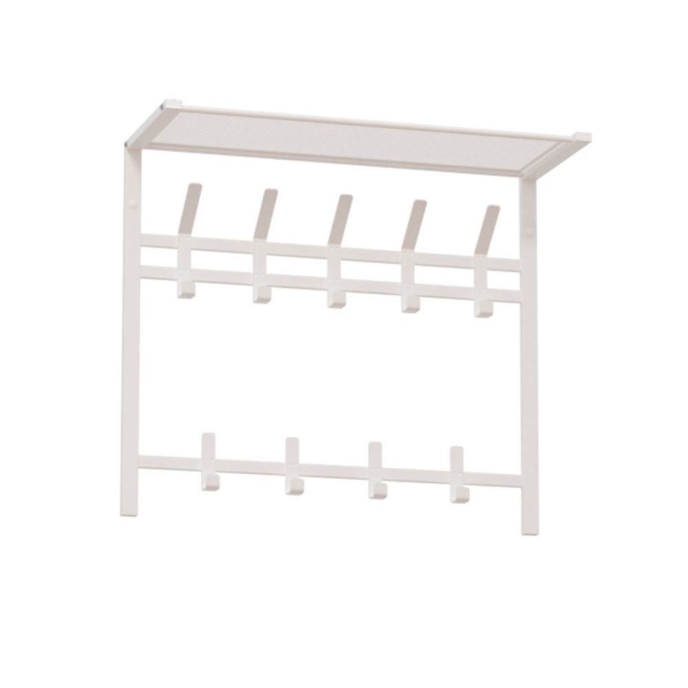 Вешалка с полкой Торонто 22 арт.ВСПТ22 Б 1 уп (Белый)