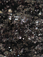 Хлопья - слюда 88302 Чёрный прозрачный глянец - для литья изделий и творчества