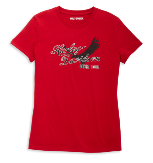 Футболка Flying Eagle Script Font Harley-Davidson