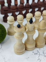 Шахматные фигуры деревянные парафинированные без доски