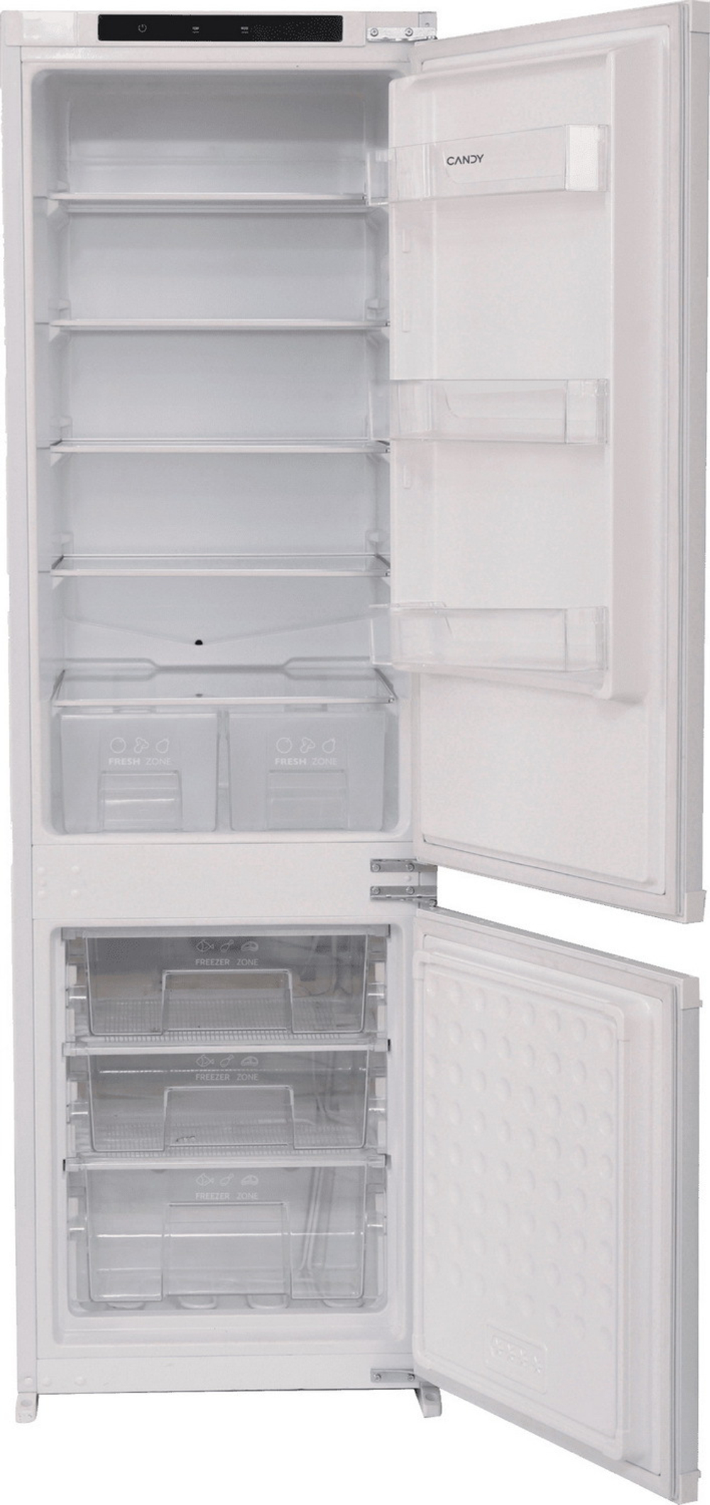 Встраиваемый двухкамерный холодильник Candy CBCS7249AFS