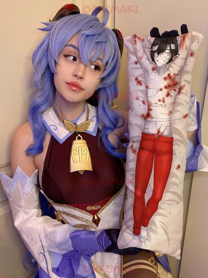 Мини дакимакура Айзек Фостер из Ангел кровопролития арт. M0501, 60х20 см