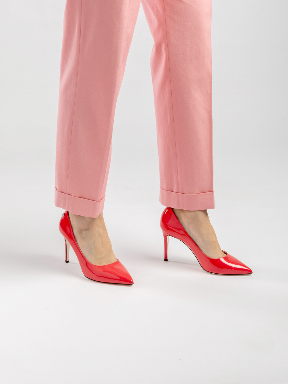 POLLINI  туфли Ж - кораловый