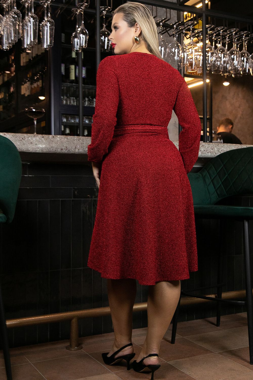 Платье праздничное Загадай желание (красное) П14468-49М LT Collection