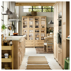 IKEA KLINGSTORP  (ИКЕА КЛИНГСТОРП)  -  Ручка, крем/хром, 141 мм