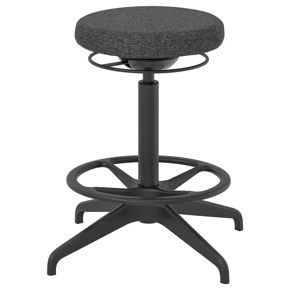 Стол + табурет для сидения/стоя - TROTTEN/LIDKULLEN IKEA/ТРОТТЕН/ЛИДКУЛЛЕН ИКЕА,88х85х3 см, серый/белый