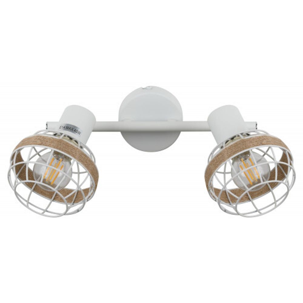 Светильник настенно-потолочный спот Rivoli Anselma 7034-702 2 x E14 40 Вт поворотный