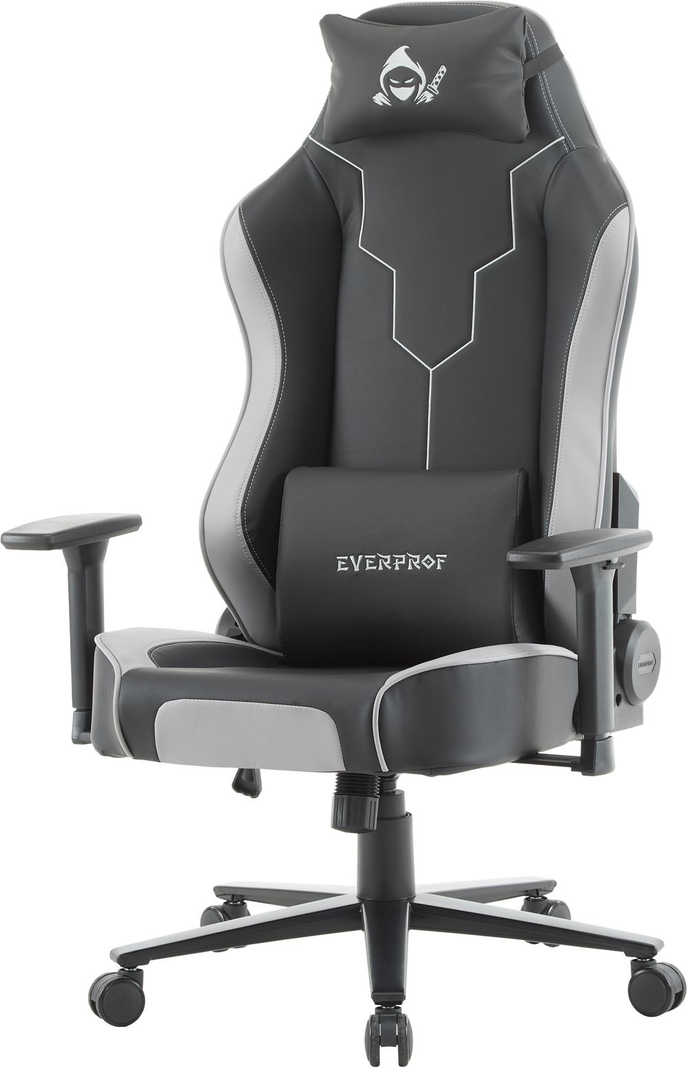 Кресло Everprof Rapid Экокожа Серый