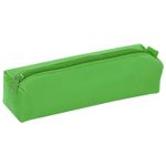 Пенал-тубус ПИФАГОР на молнии, ткань, зеленый, 22х5 см, 272258