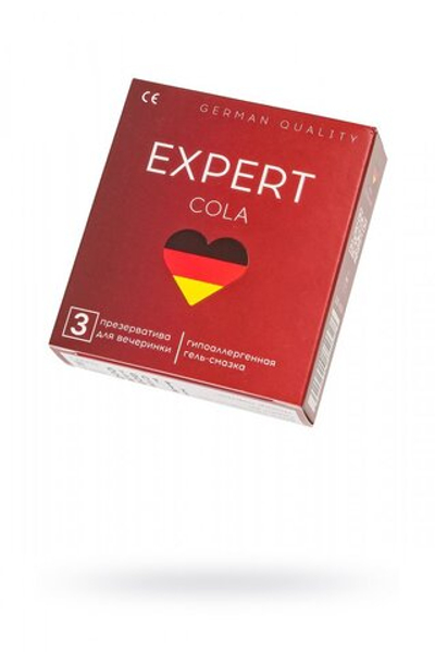Презервативы Expert Cola аромат Колы №3