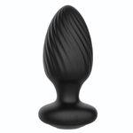 Черная анальная вибровтулка Nexus Tornado Extra Large с функцией вращения (Цвет: черный)