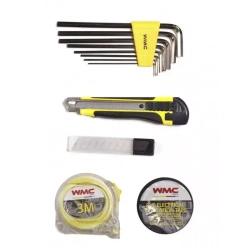 Набор инструментов 34пр, для электрика WMC TOOLS WMC-1034
