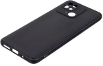 Накладка Xiaomi Redmi 10C силикон с текстурой карбон Black