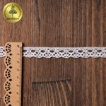 Кружево вязаное (тесьма) 15 мм 5635 цв.02 белый уп.50м, Kruzhevo
