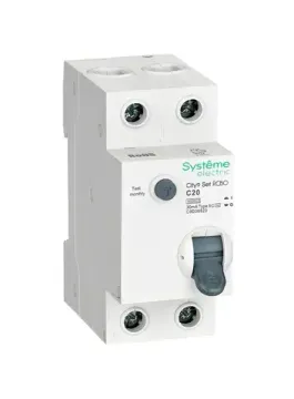 Дифференциальный автомат (АВДТ) Systeme Electric City9 Set 1P+N С20А 6kA 30мА Тип-AС
