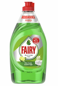 Fairy Средство для мытья посуды Platinum Лайм, 430 мл