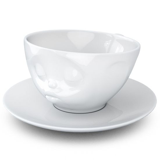 Чайная пара kissing, 200 мл, белая