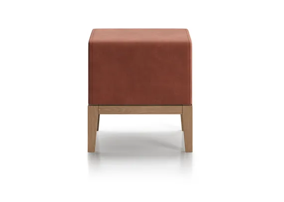 Банкетка Fjord 40 см (сиена FiberGuard, бук)