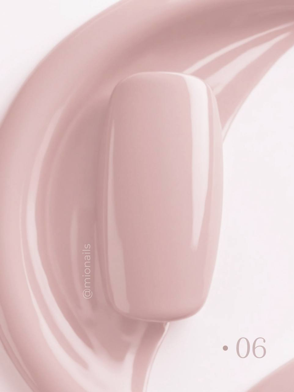 Гель MIO NAILS  "ICE CREAM GEL" - COFFEE № 06 , 13 гр