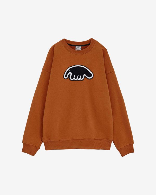 Толстовка Crewneck BigLogo терракотовая - фото 1
