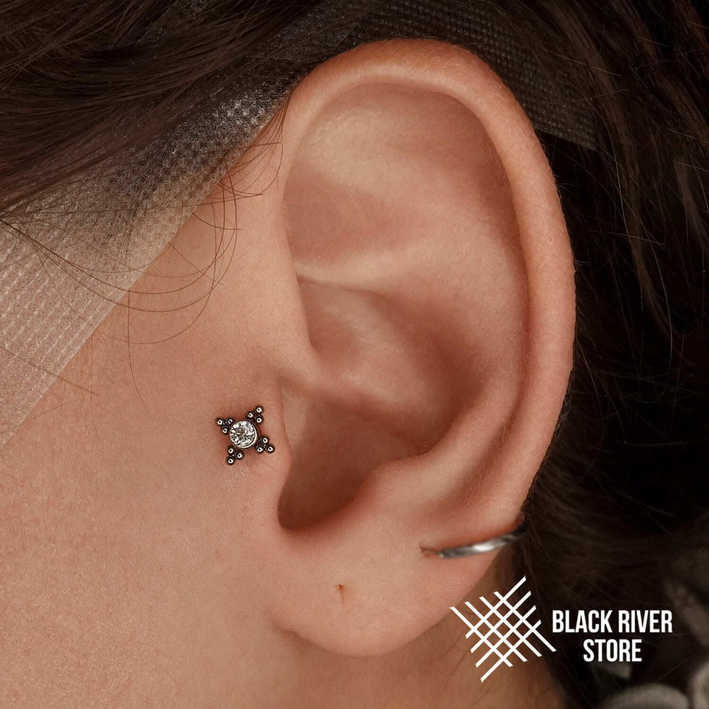 Four Fold Bead IG Crystal