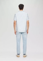 Рубашка с коротким рукавом в клетку и нагрудным карманом s.Oliver