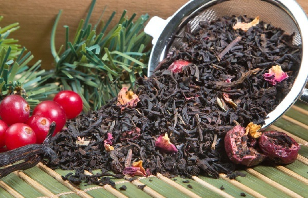 Черный чай Ванильная клюква РЧК 500г