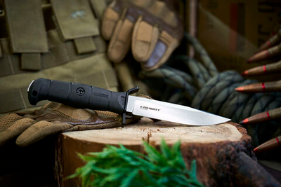 Тактический нож Combat AUS-8 StoneWash Black