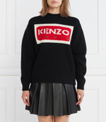 Хлопковый свитер Kenzo - черный(FD62PU4313LA)