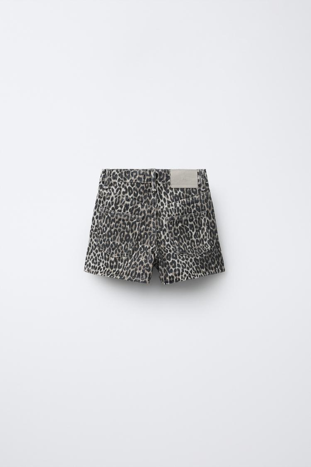 ZARA ЮБКА-ШОРТЫ С АНИМАЛИСТИЧЕСКИМ ПРИНТОМ, КОРИЧНЕВЫЙ
