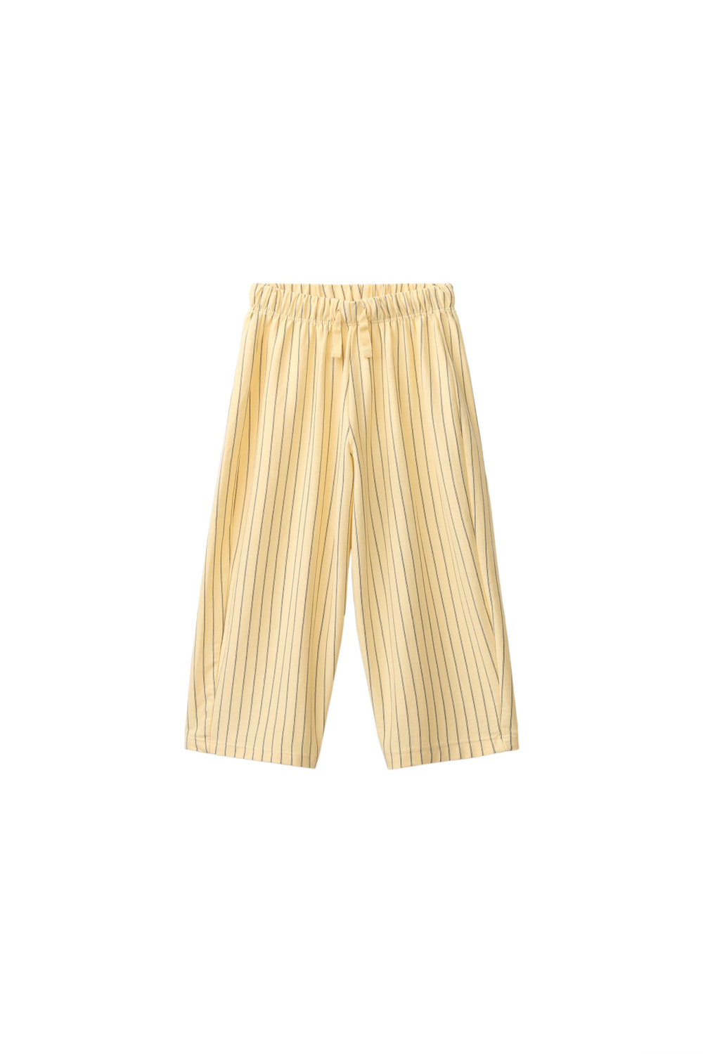 ZARA БРЮКИ RELAXED В ПОЛОСКУ, ЖЕЛТЫЙ