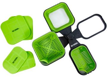 Коробки и аксессуары рыболовные для прикормки и насадки с подставкой FC FEEDER BAIT BOX SET 12 предметов набор