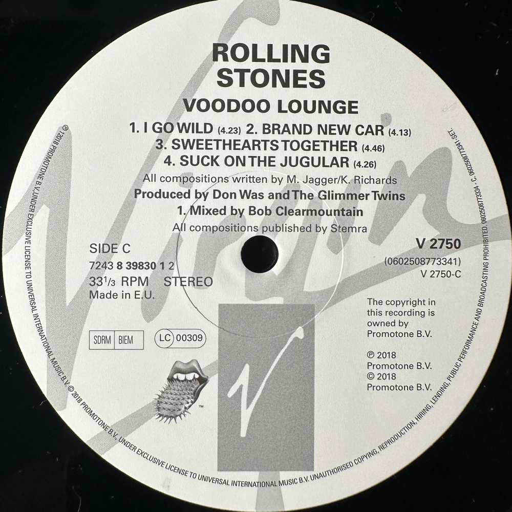 Rolling Stones ‎– Voodoo Lounge 2LP (Европа 2020г.)