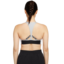 ТОП теннисный Nike Swoosh Logo Bra Pad - black/light smoke grey/white/white
