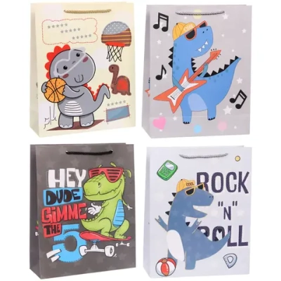 Пакет подарочный «Весёлая игра» 26*32*10 см, микс