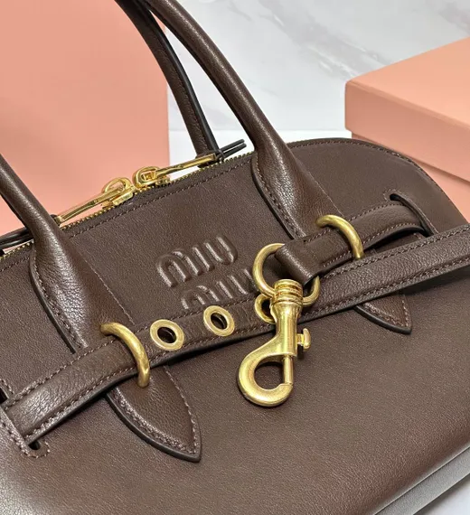 Сумка MIU MIU Aventure, Тёмно-коричневая