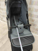 Коляска прогулочная Baballo Future 2024 серая (чёрная рама)