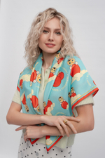 Платок «Русская неваляшка. Вдохновение»