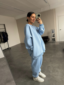 Костюм утепленный нежно-голубой