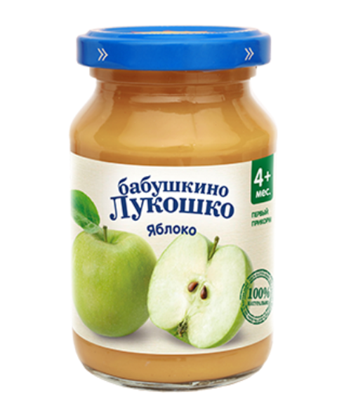 Пюре из яблок 190г "Бабушкино лукошко"