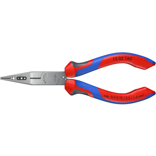 Плоскогубцы для монтажа проводов черненые 160 мм Knipex 13 02 160